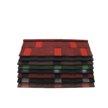 1340mm colorful stone coated metal roof tile low price building roofing metal color stone coated roof tile shingle gray